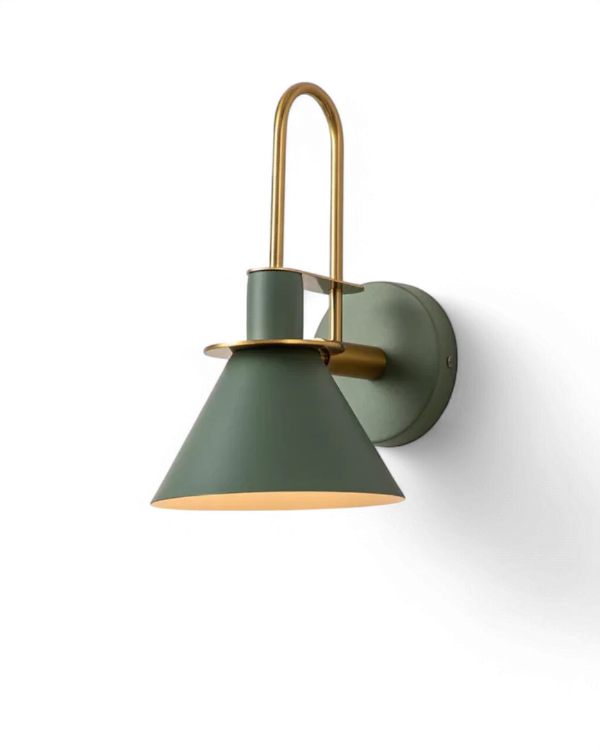 Moderne metalen wandlamp