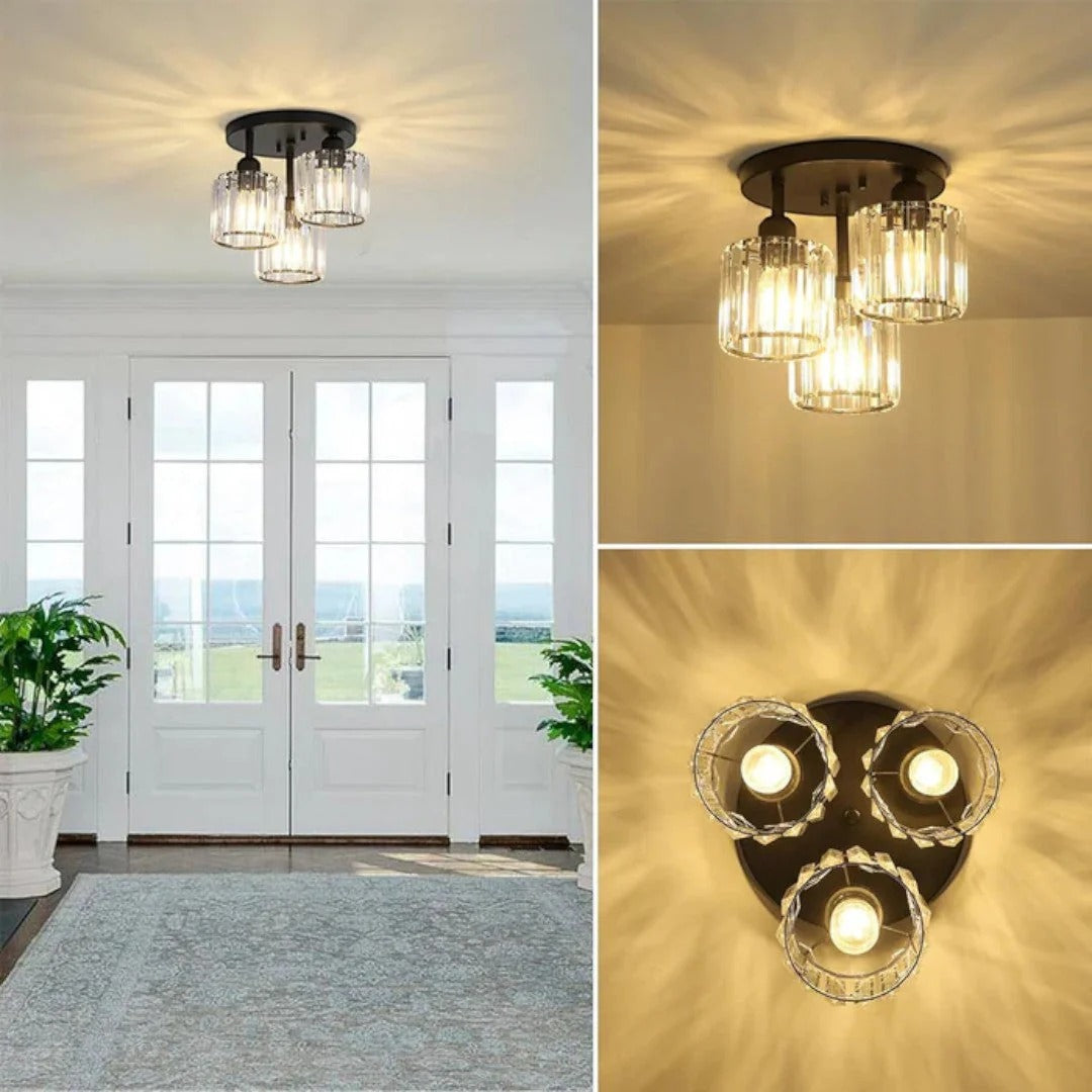 Kristallen Glazen Plafondlamp
