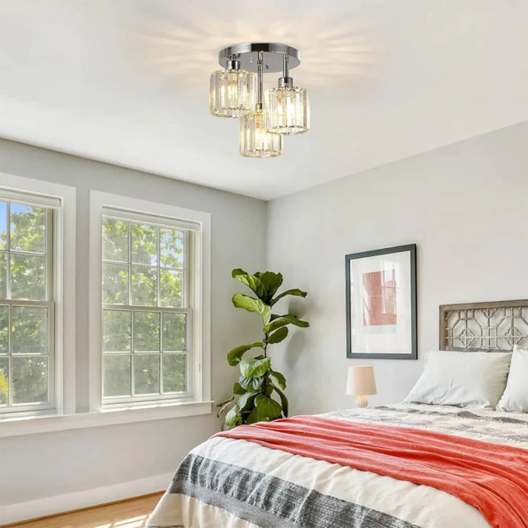 Kristallen Glazen Plafondlamp