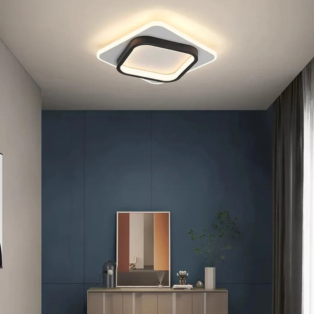 Eigentijdse Vierkante LED Plafondlamp