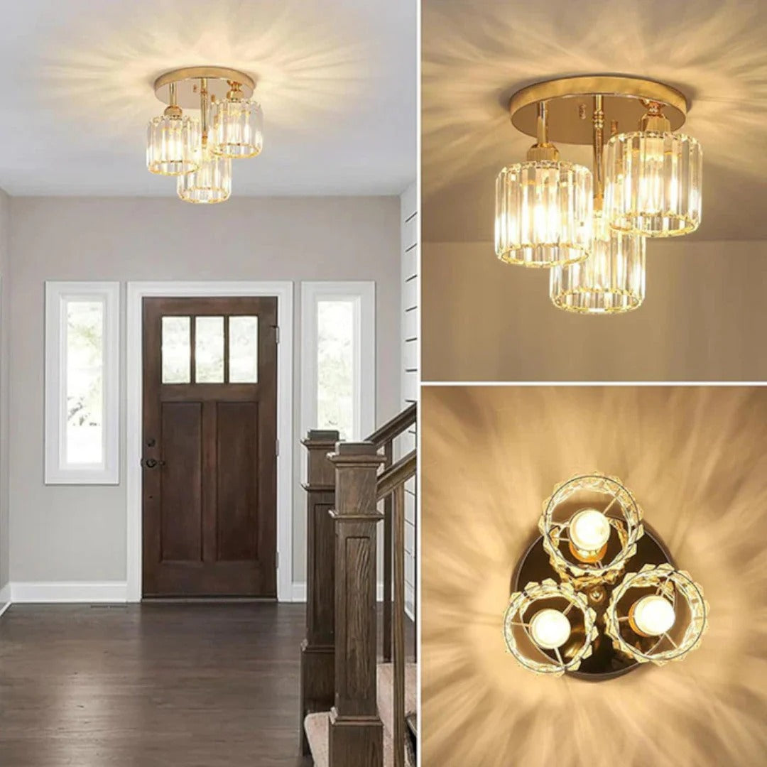 Kristallen Glazen Plafondlamp