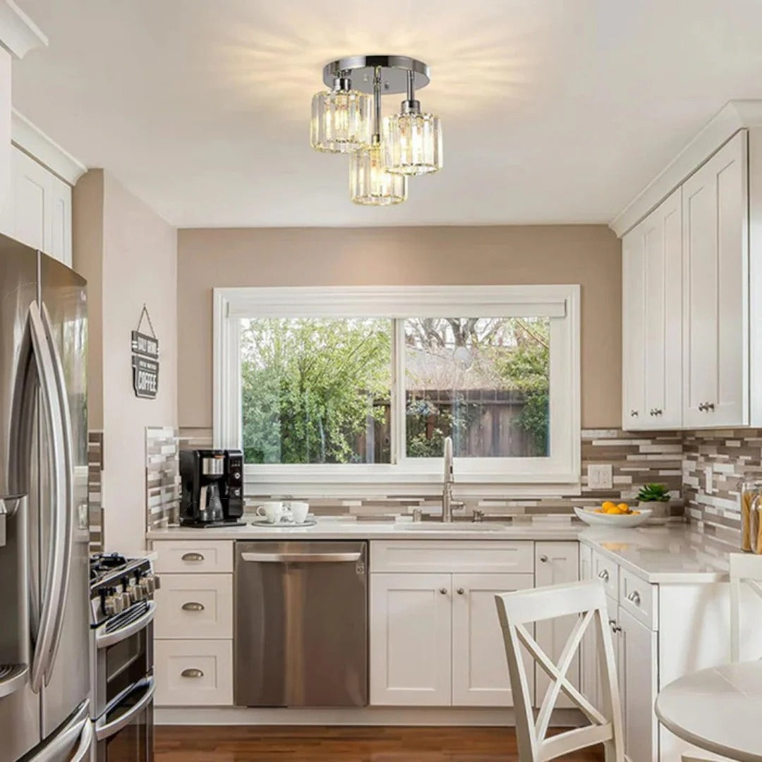 Kristallen Glazen Plafondlamp