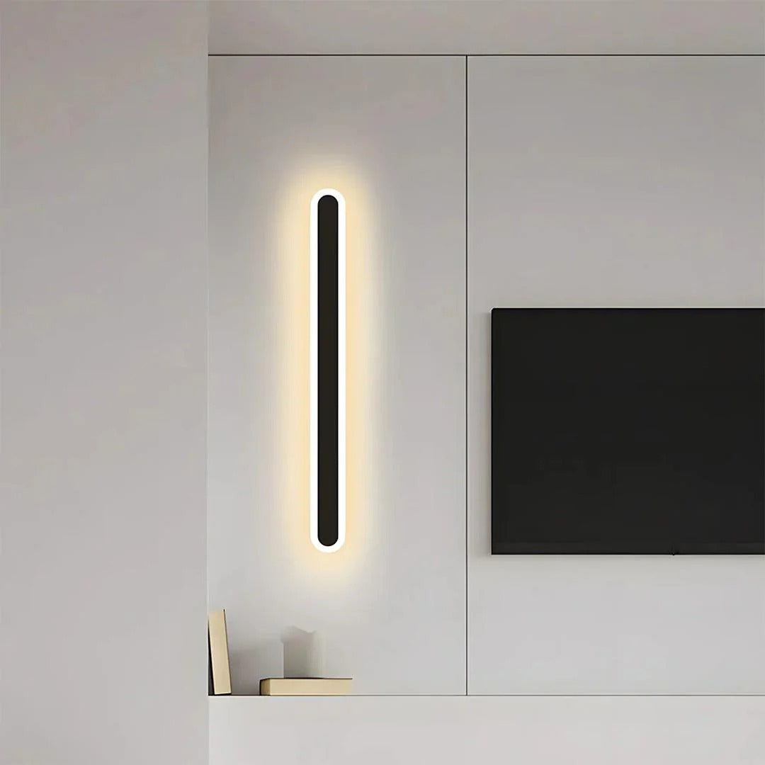 Scandinavische lineaire LED-wandlamp