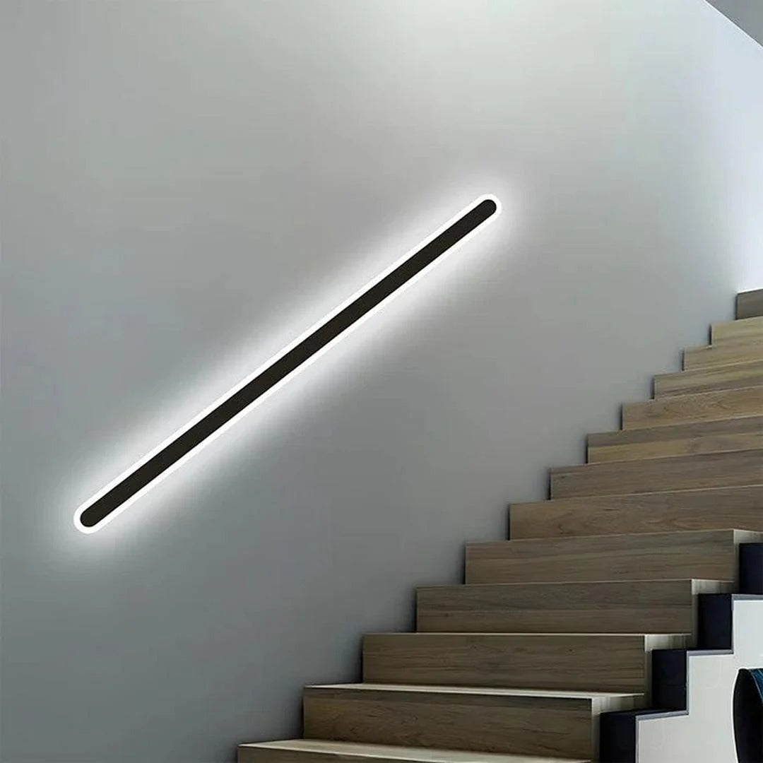 Scandinavische lineaire LED-wandlamp