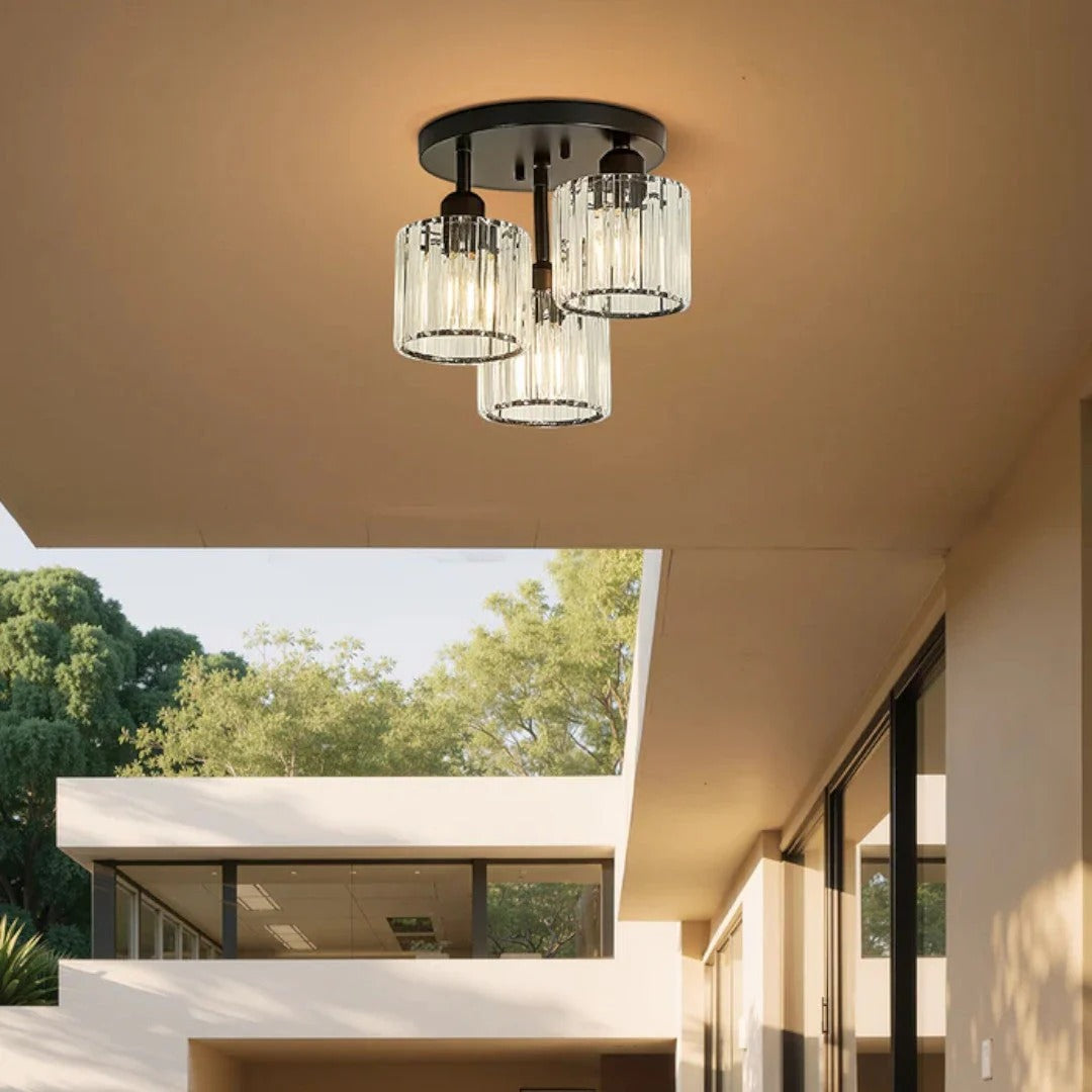 Kristallen Glazen Plafondlamp