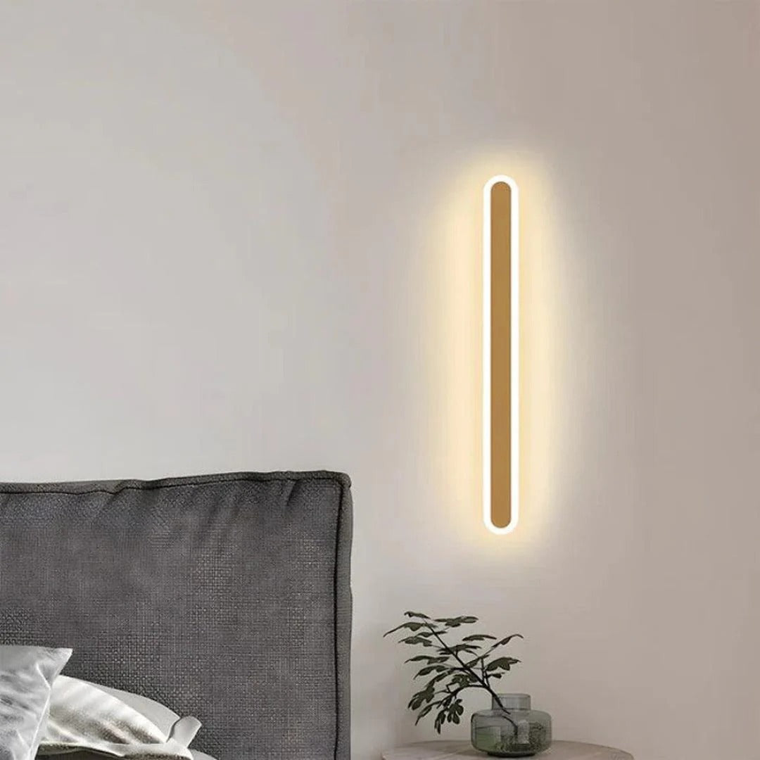 Scandinavische lineaire LED-wandlamp