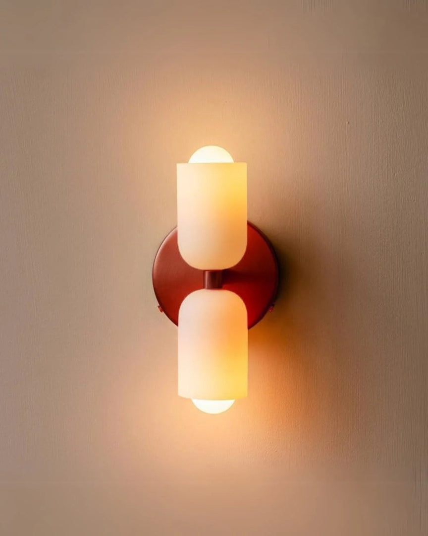 Moderne dubbele wandlamp