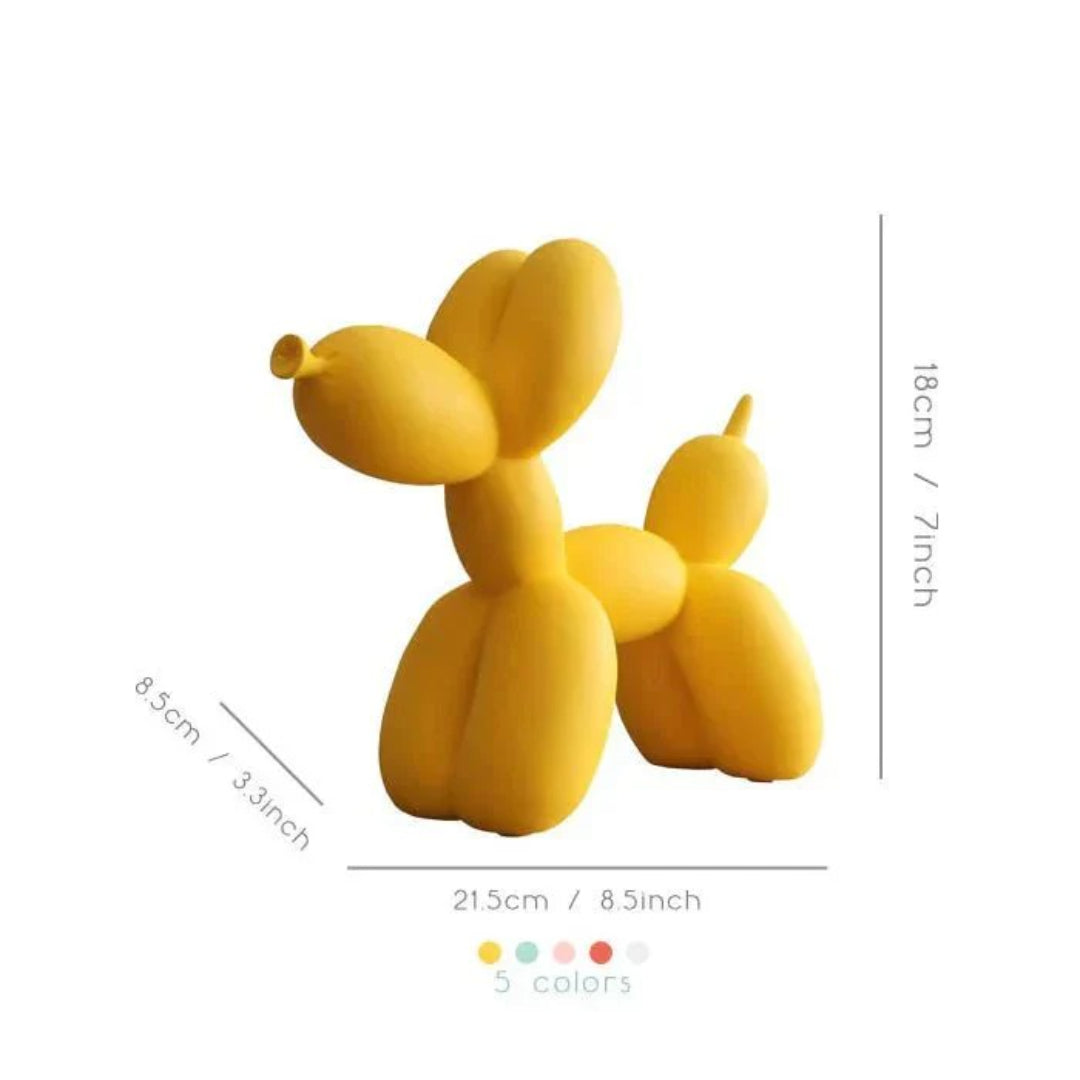 Modern ballonhond decoratief beeld