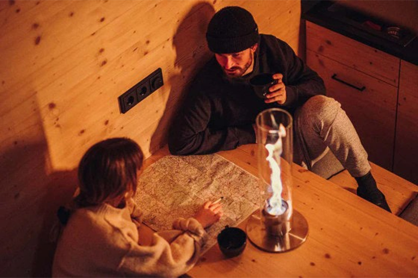 Verstelbare glazen tafelhaard