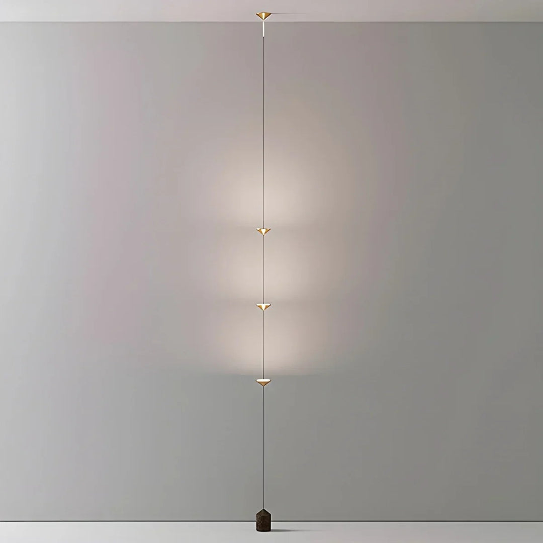 Verticale LED vloerlamp