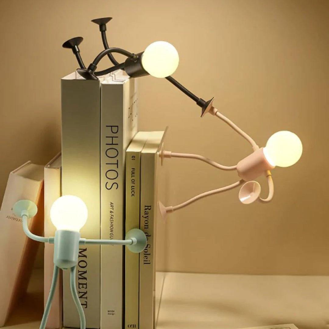 Flexibele bureaulamp met zuignap