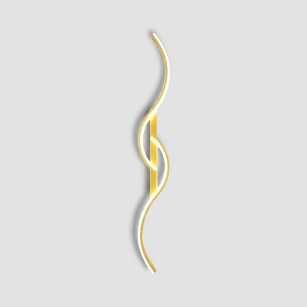 Hedendaagse gebogen LED-wandlamp