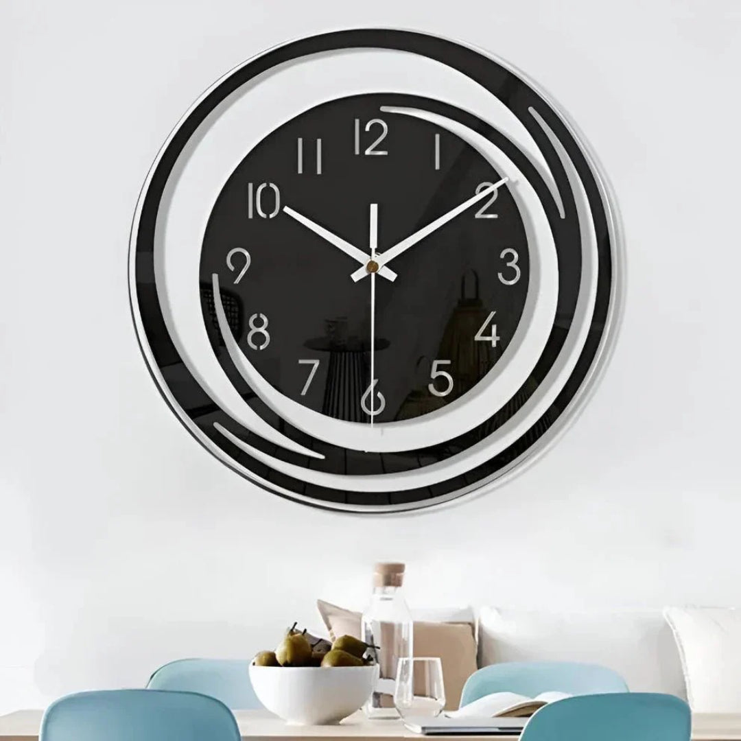 Scandinavische acryl ronde wandklok