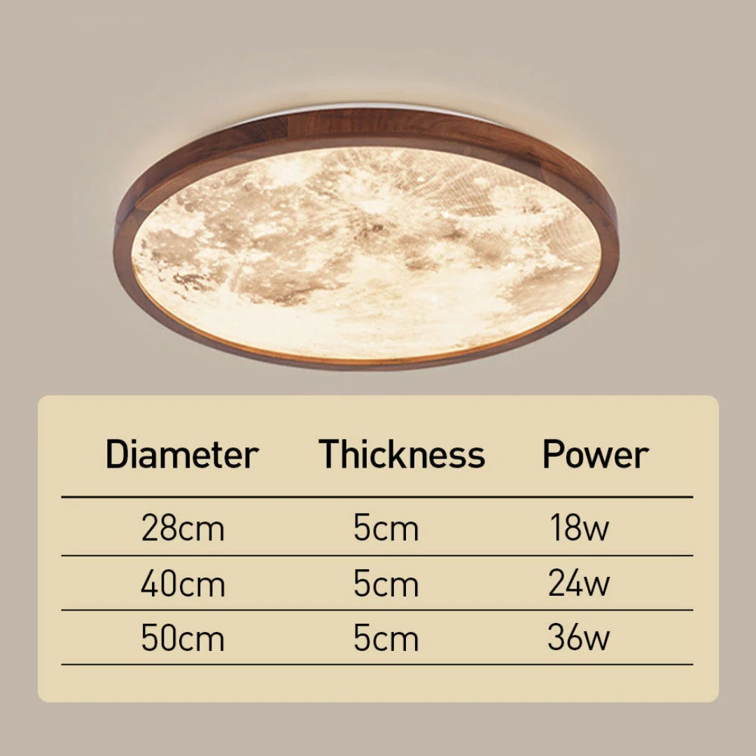 Moderne Moon LED Plafondlamp