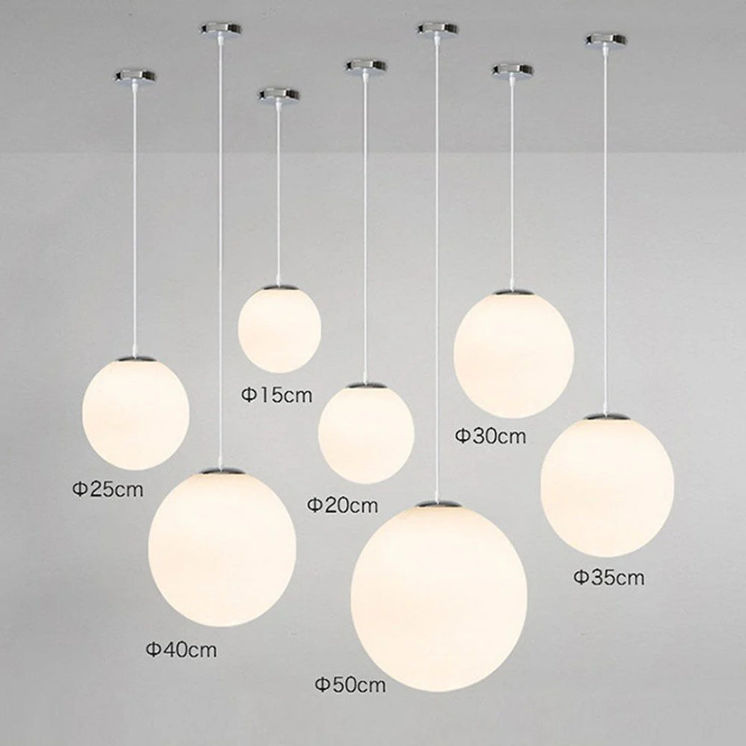 Drievoudige bol hanglamp