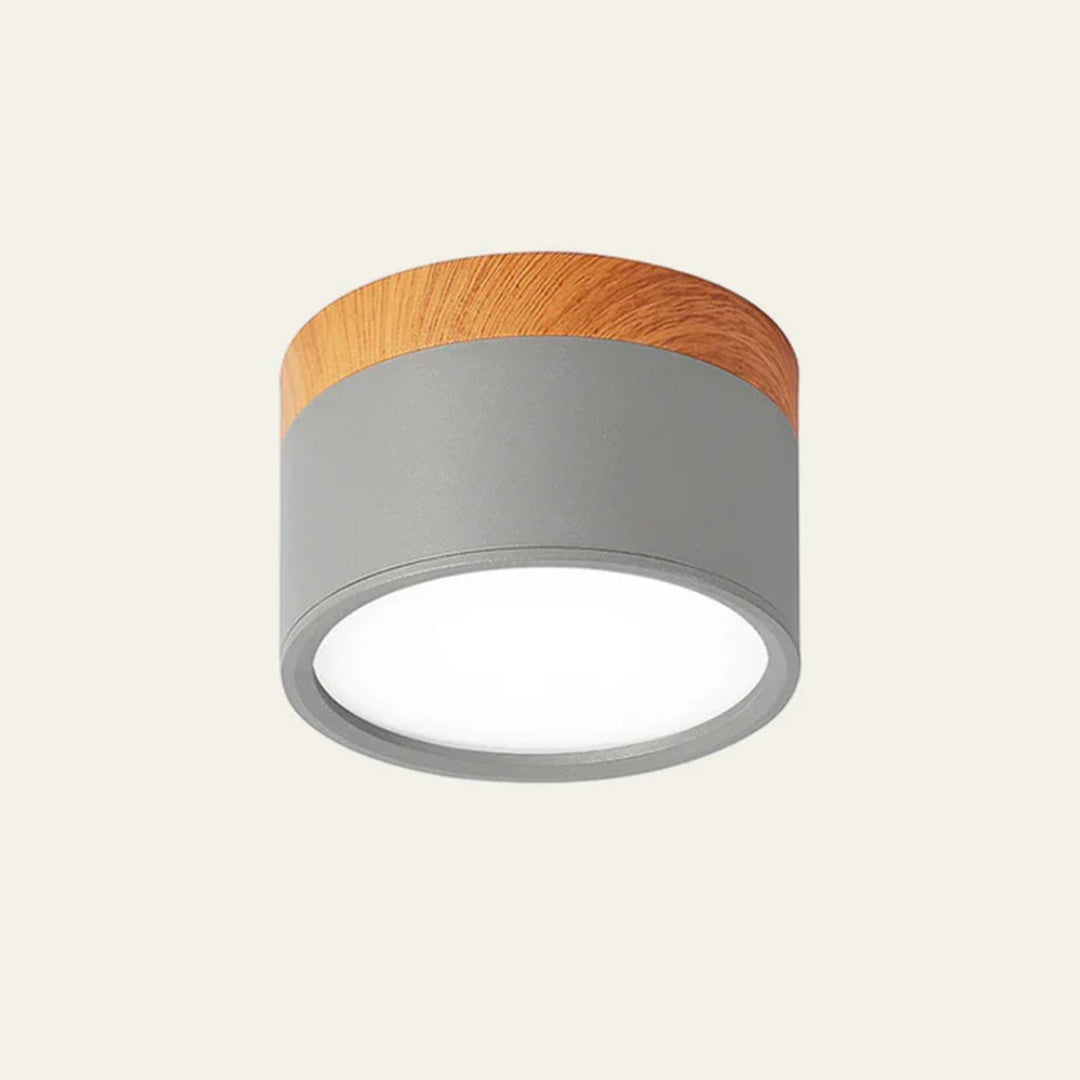 Nordische houten plafondlamp