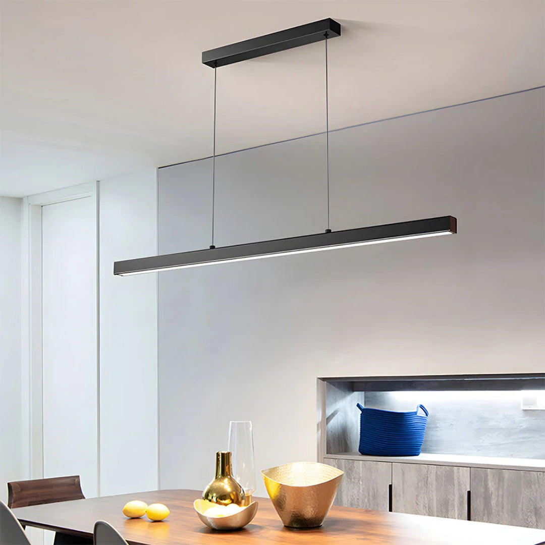 Lineaire LED metalen hanglamp