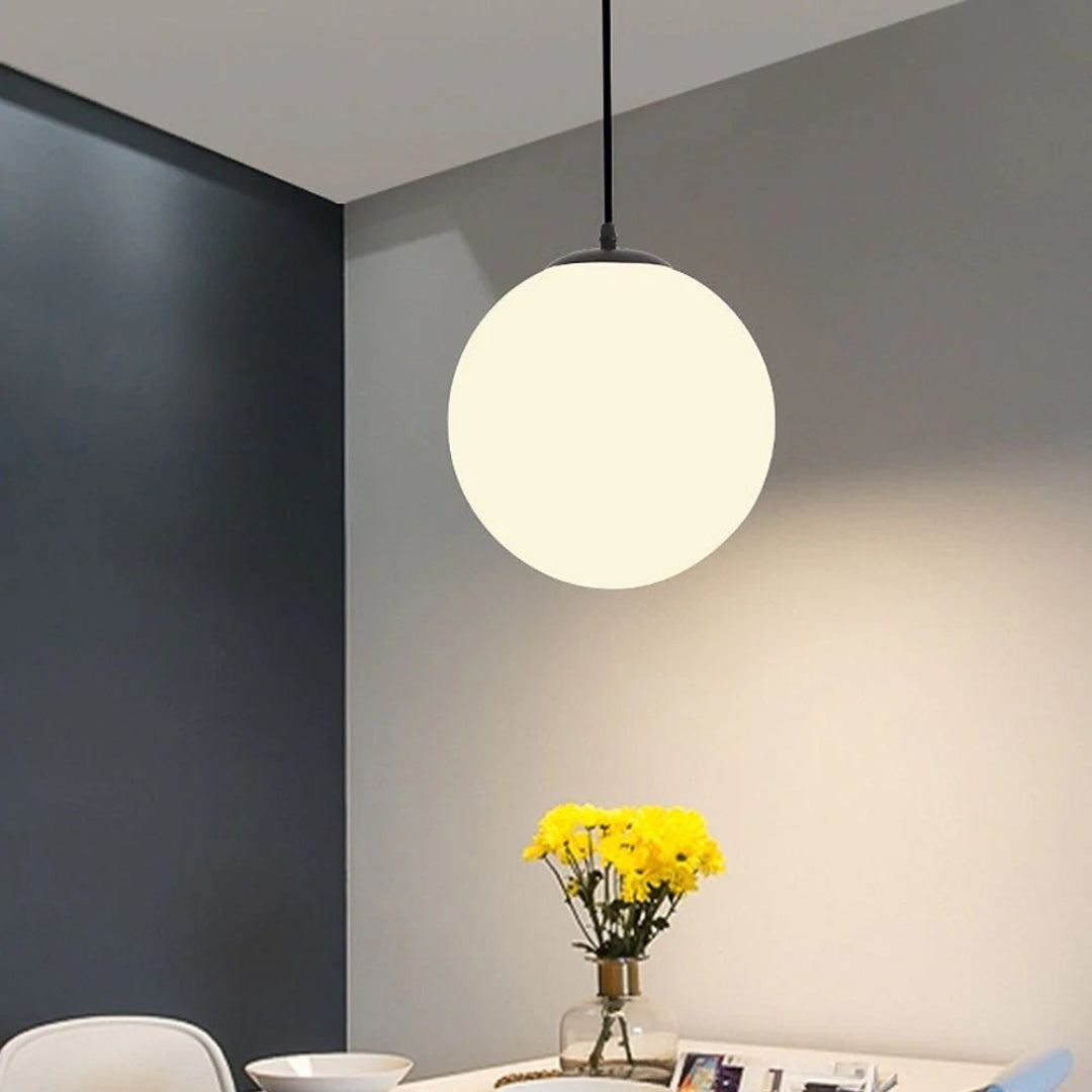Drievoudige bol hanglamp