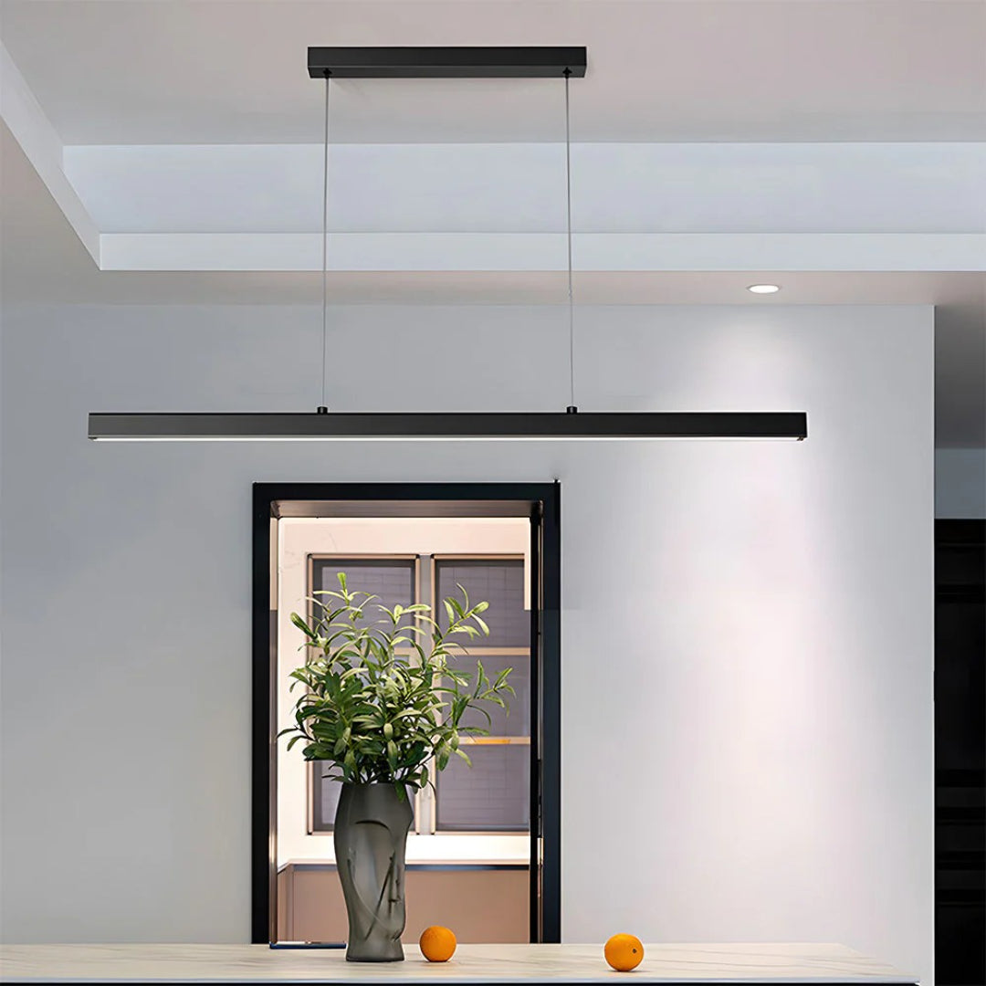 Lineaire LED metalen hanglamp