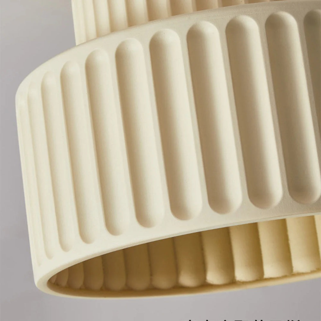 Minimalistische Geribbelde Keramische Plafondlamp