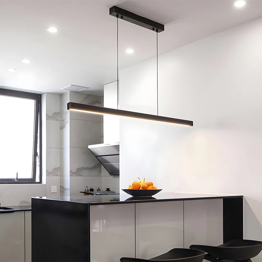 Lineaire LED metalen hanglamp