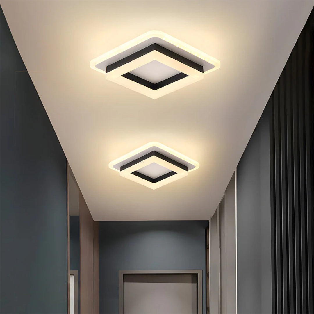 Hedendaagse Vierkante LED Plafondlamp