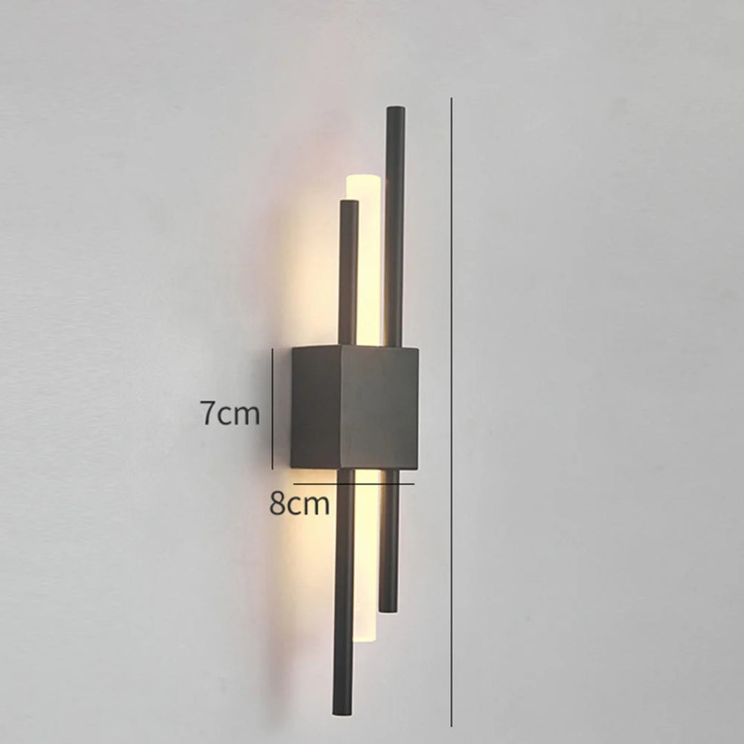 Minimalistische LED Wandlamp