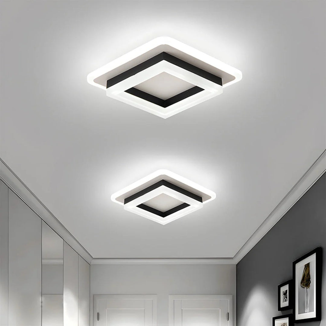 Hedendaagse Vierkante LED Plafondlamp