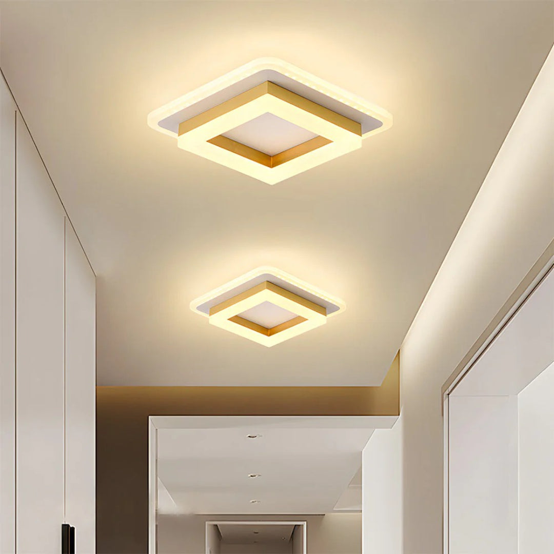 Hedendaagse Vierkante LED Plafondlamp