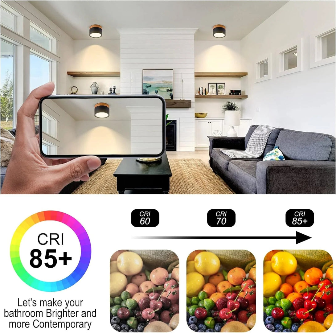 Nordische houten plafondlamp