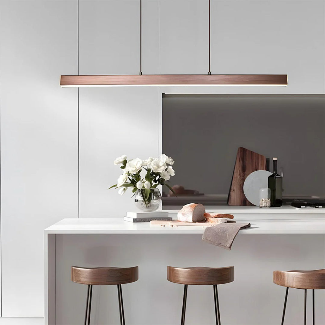 Lineaire LED metalen hanglamp