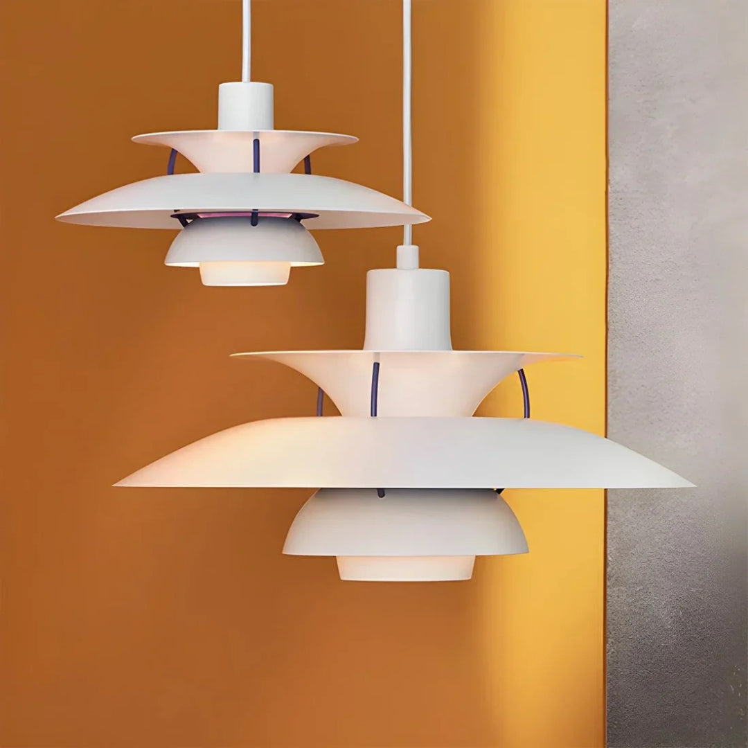 Hedendaagse Gelaagde Metalen Hanglamp