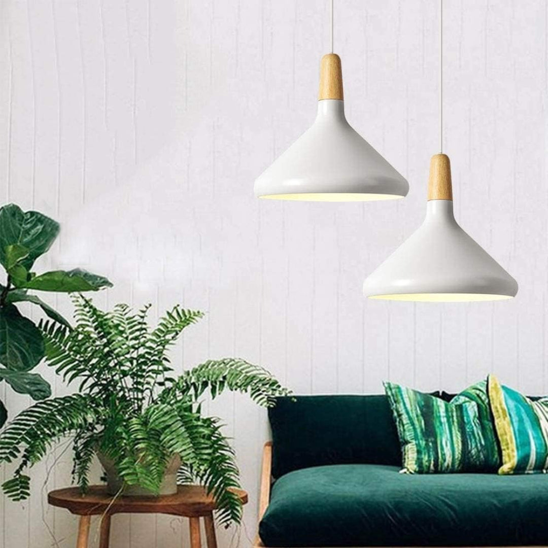 Scandinavische Houten Hanglamp