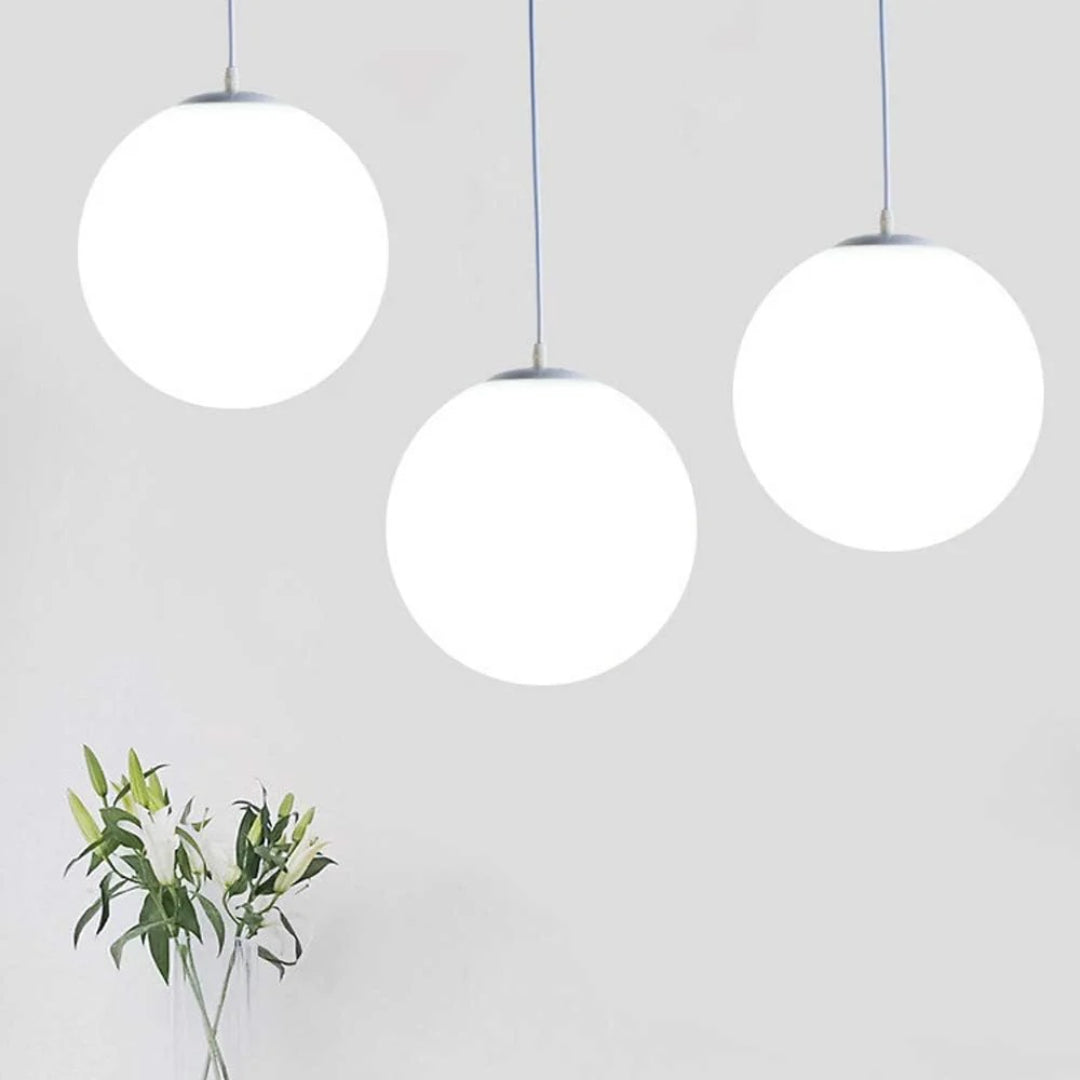 Drievoudige bol hanglamp