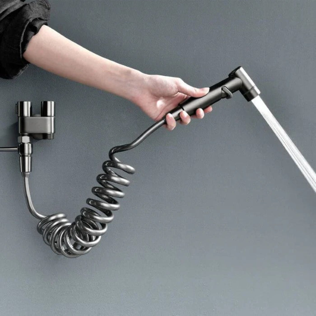 Handbediende metalen bidetsproeier