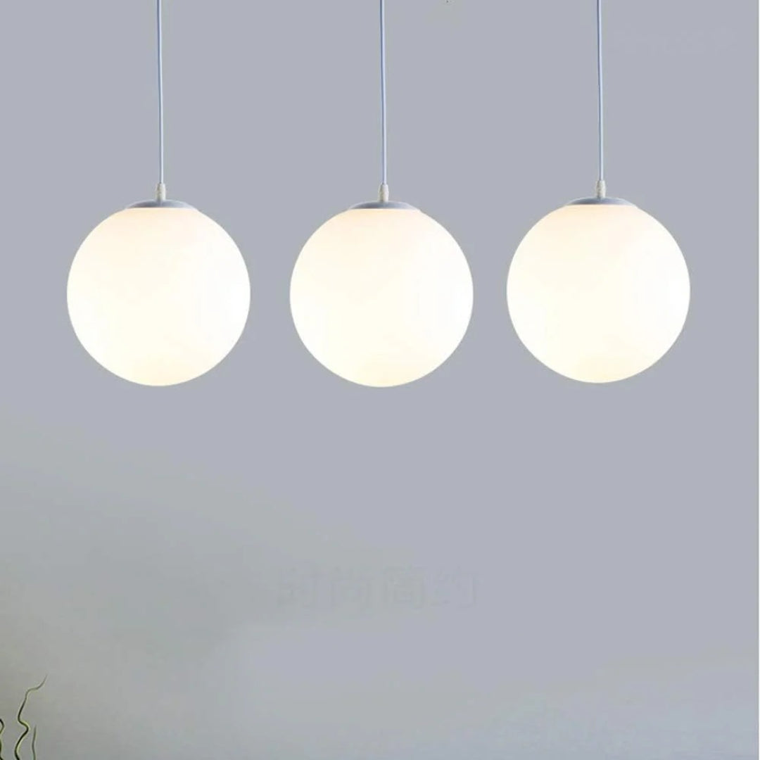 Drievoudige bol hanglamp