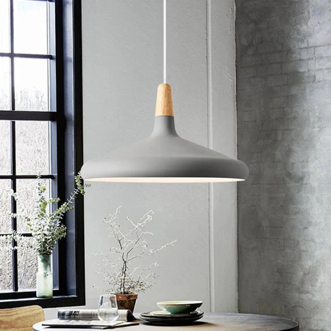 Scandinavische Houten Hanglamp