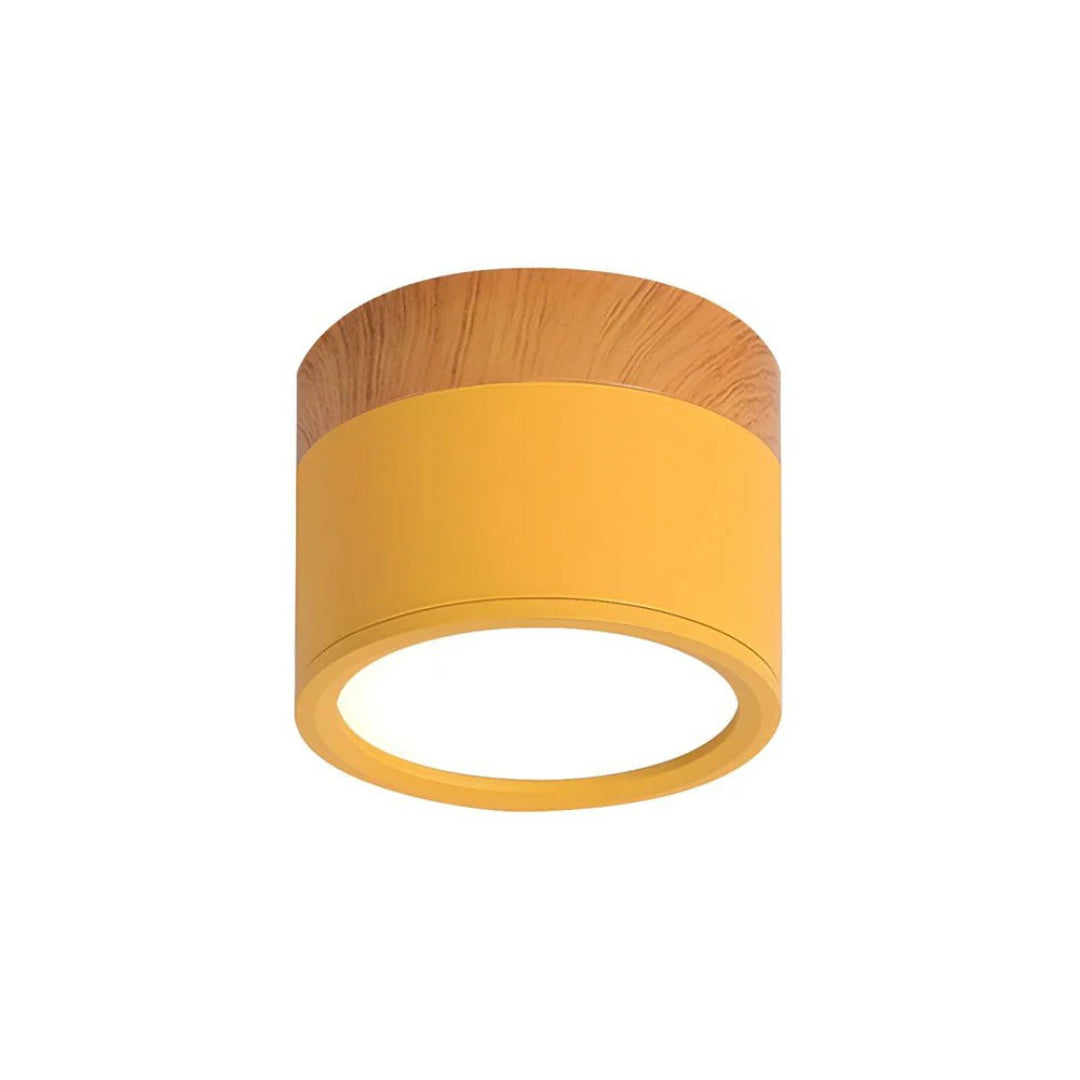 Nordische houten plafondlamp