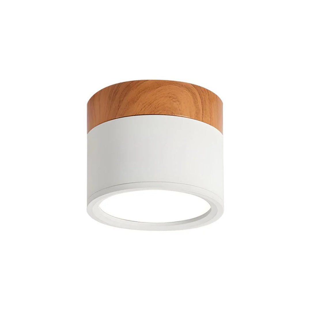 Nordische houten plafondlamp