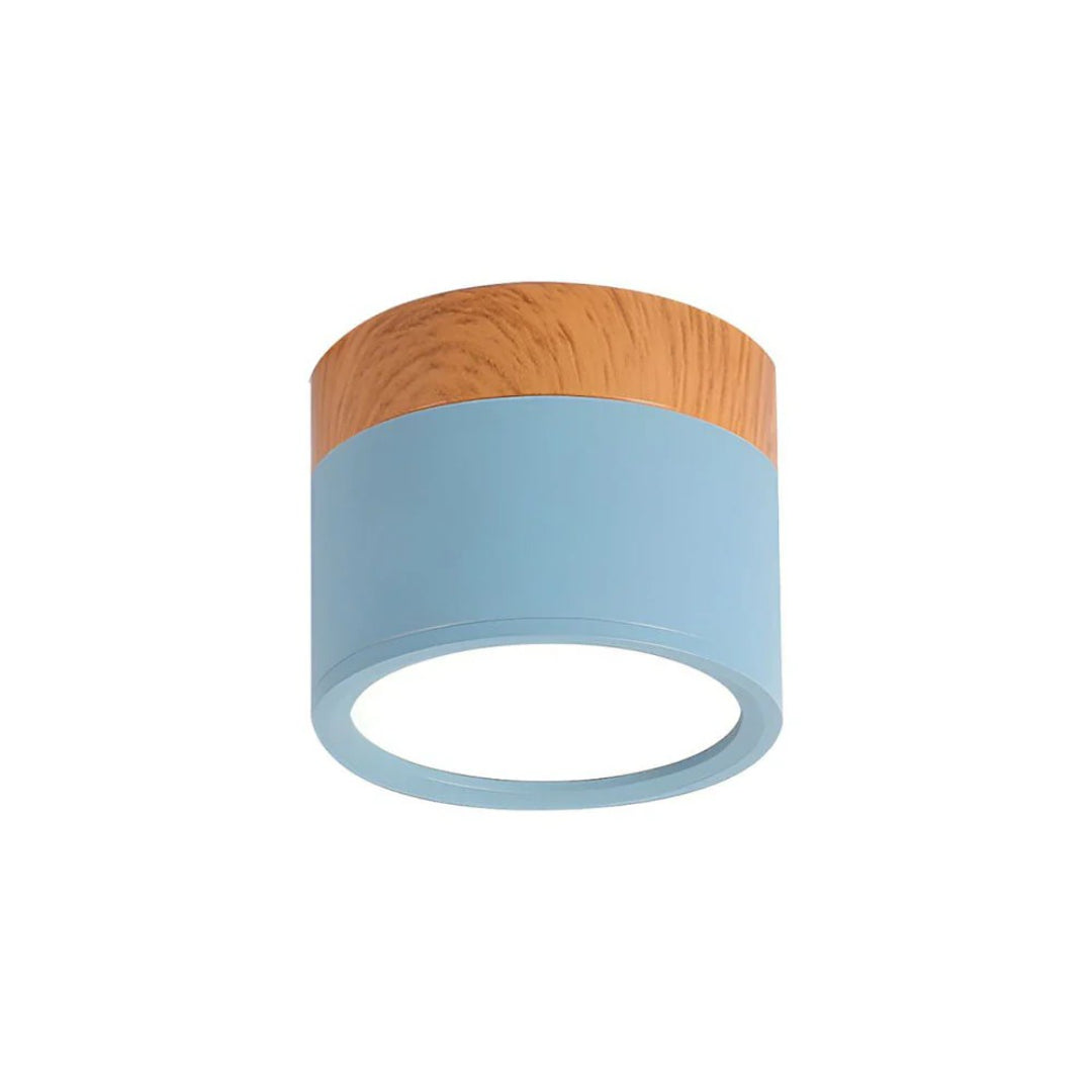 Nordische houten plafondlamp