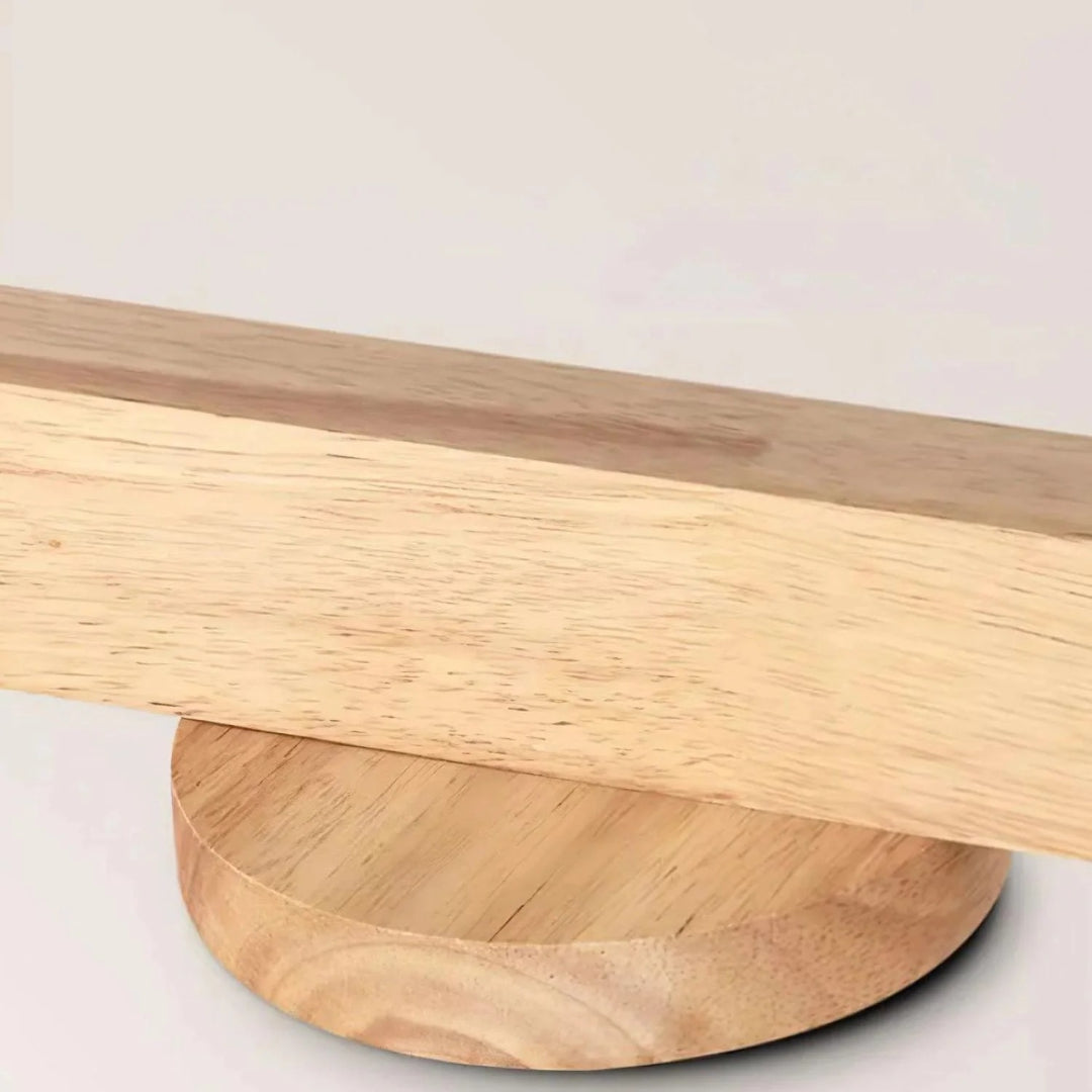 Houten verstelbare rail plafondlamp