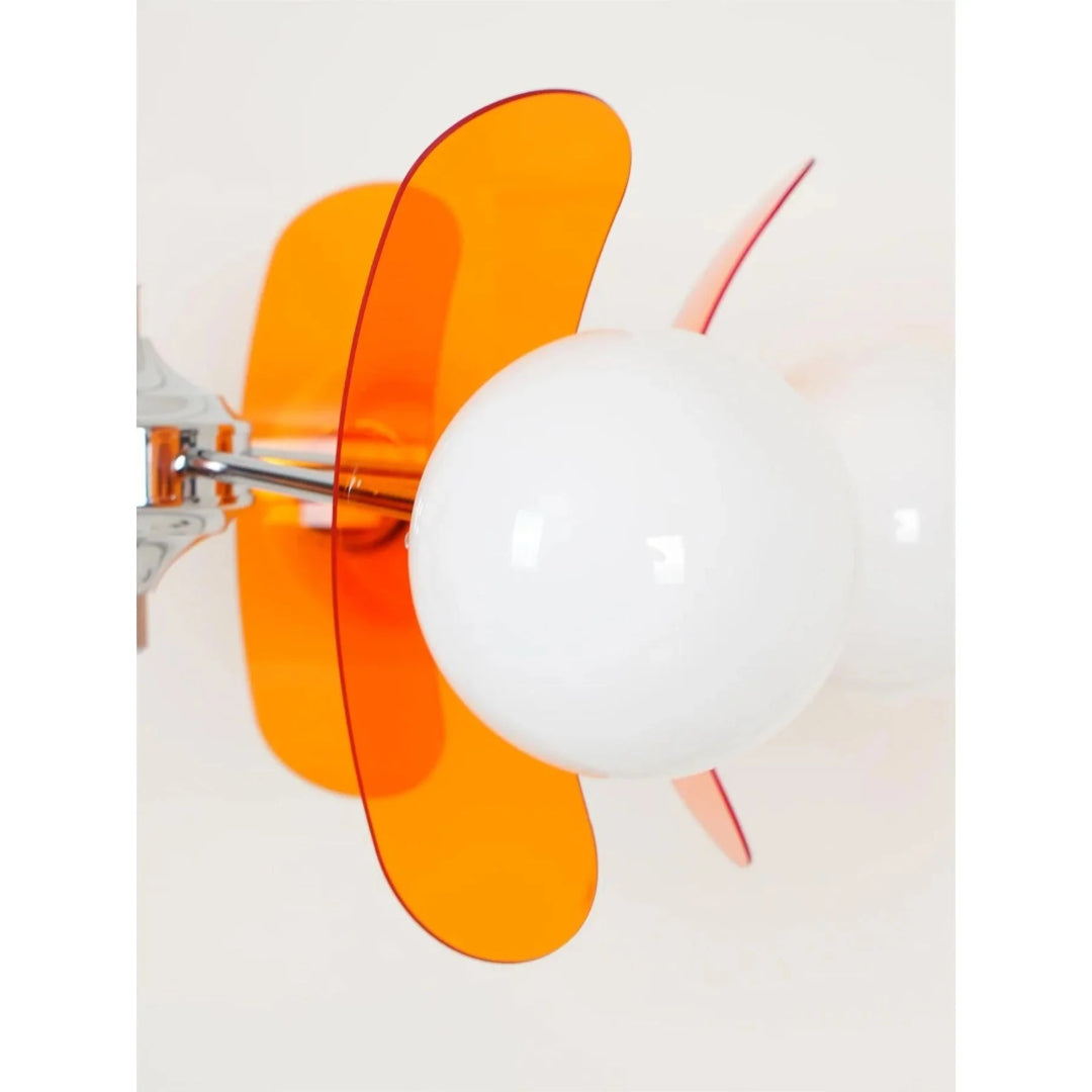 Mid-Century Glazen Hanglamp