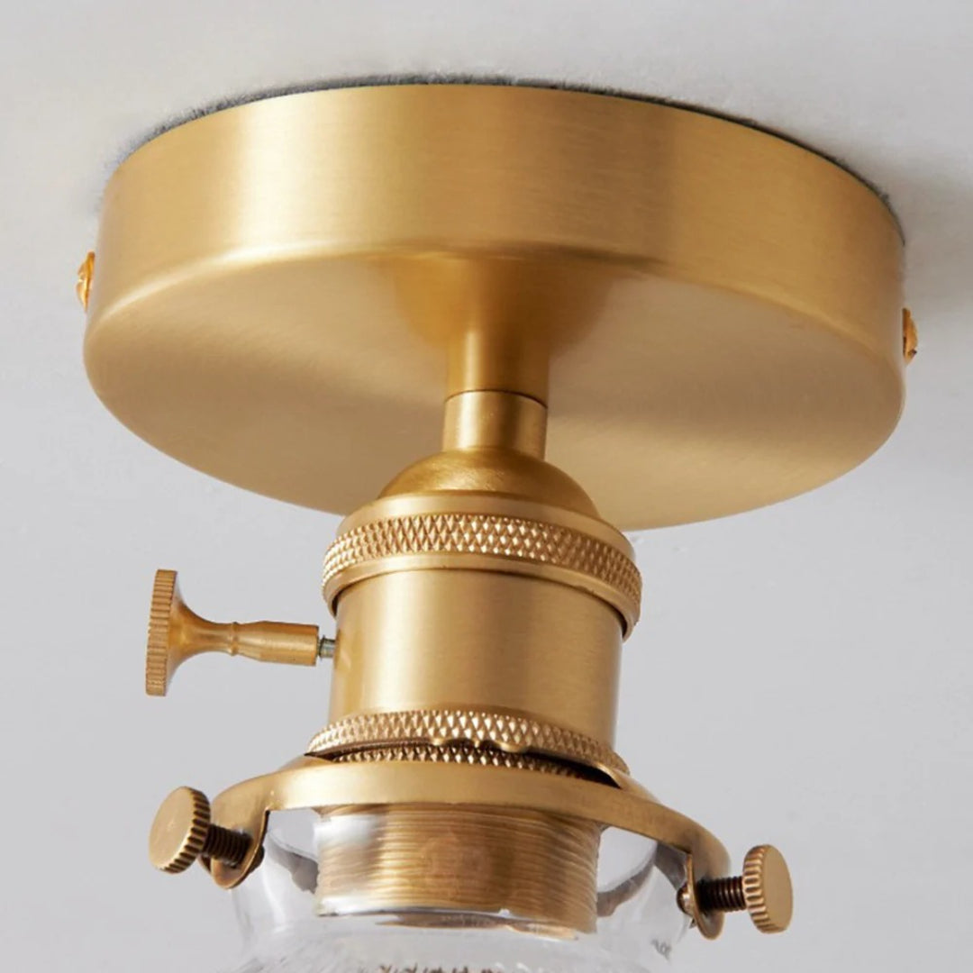 Vintage Golvende Glazen Plafondlamp