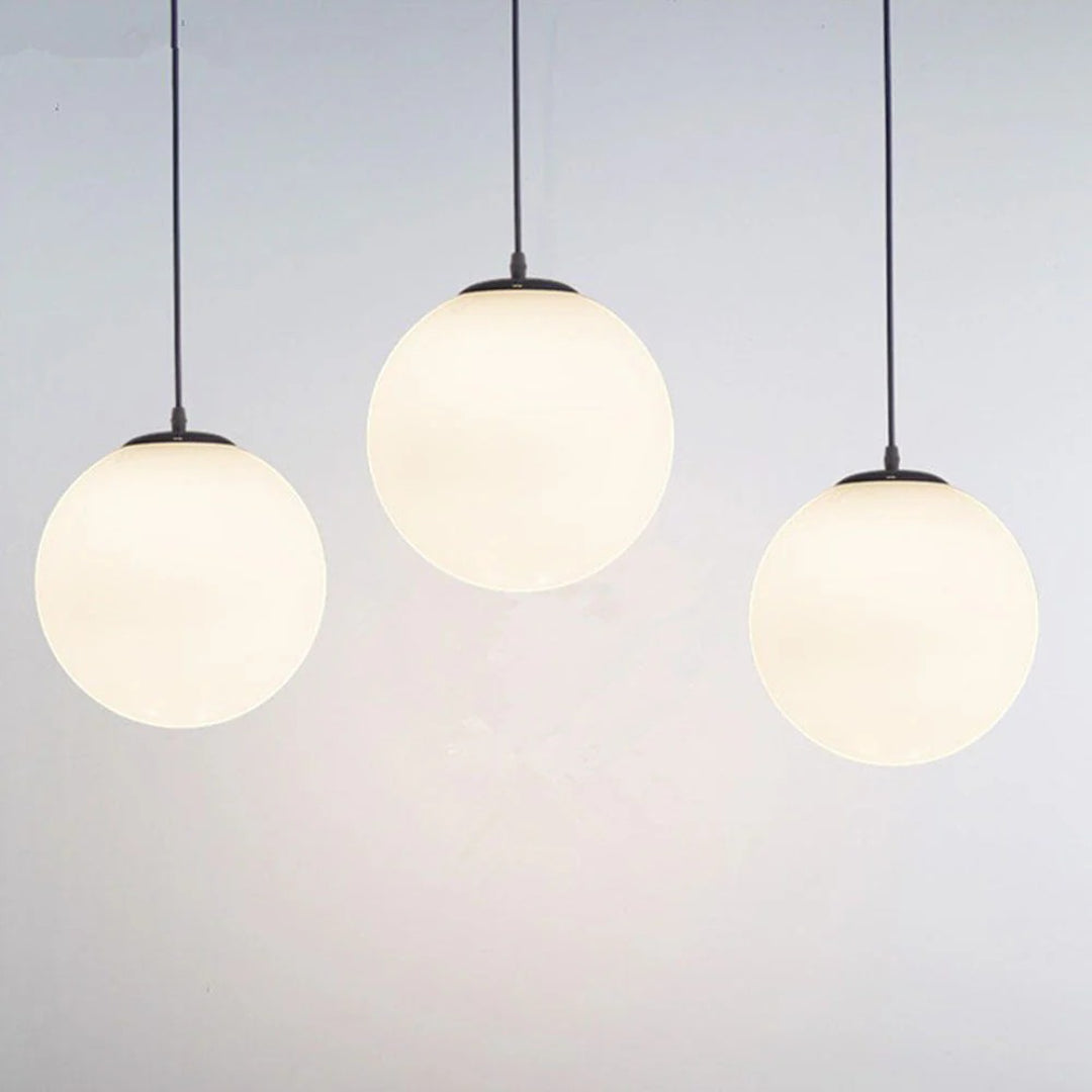 Drievoudige bol hanglamp
