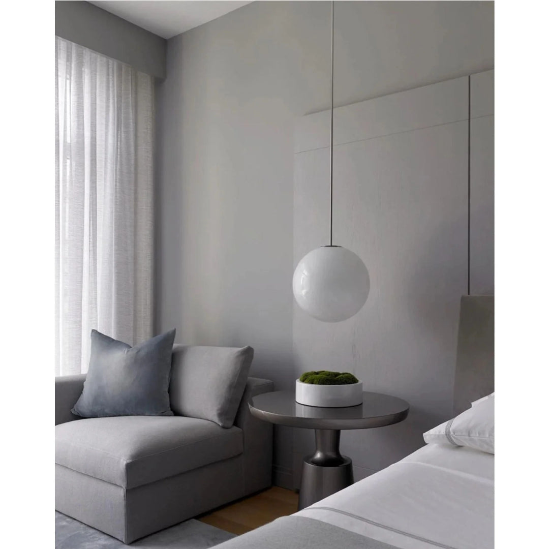 Minimalistische Ronde Glazen Hanglamp