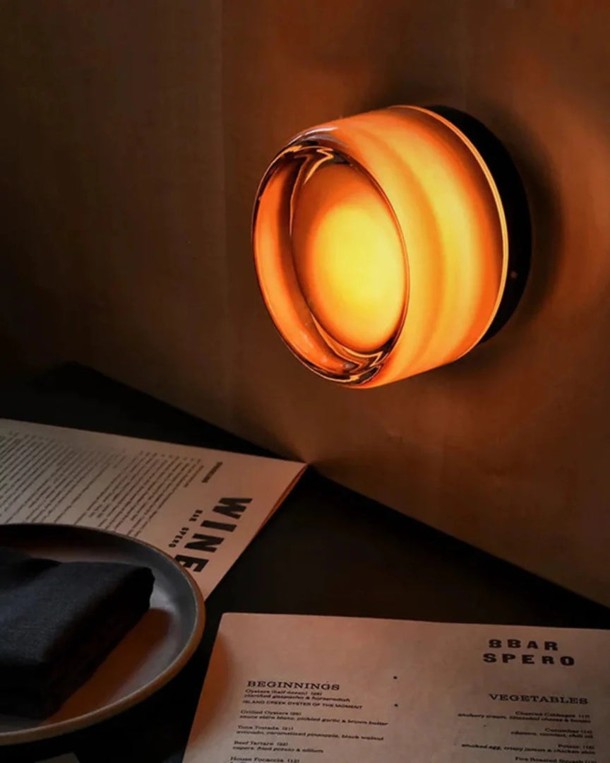 Contemporaine acryl wandlamp