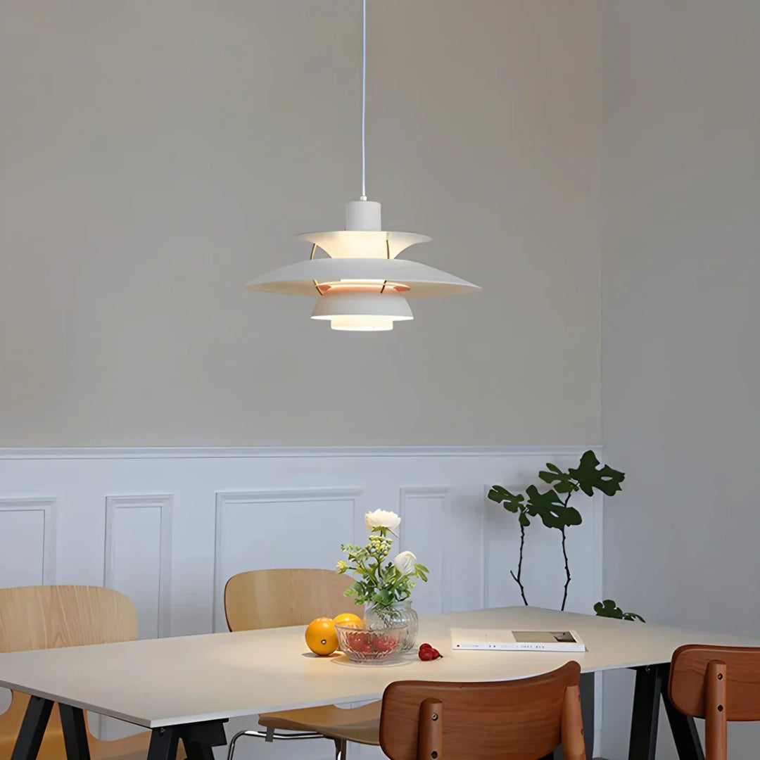 Hedendaagse Gelaagde Metalen Hanglamp