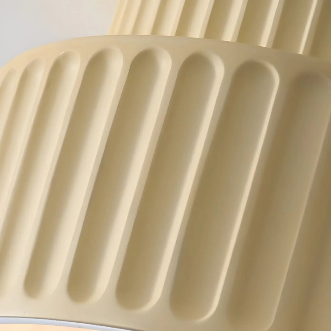 Minimalistische Geribbelde Keramische Plafondlamp