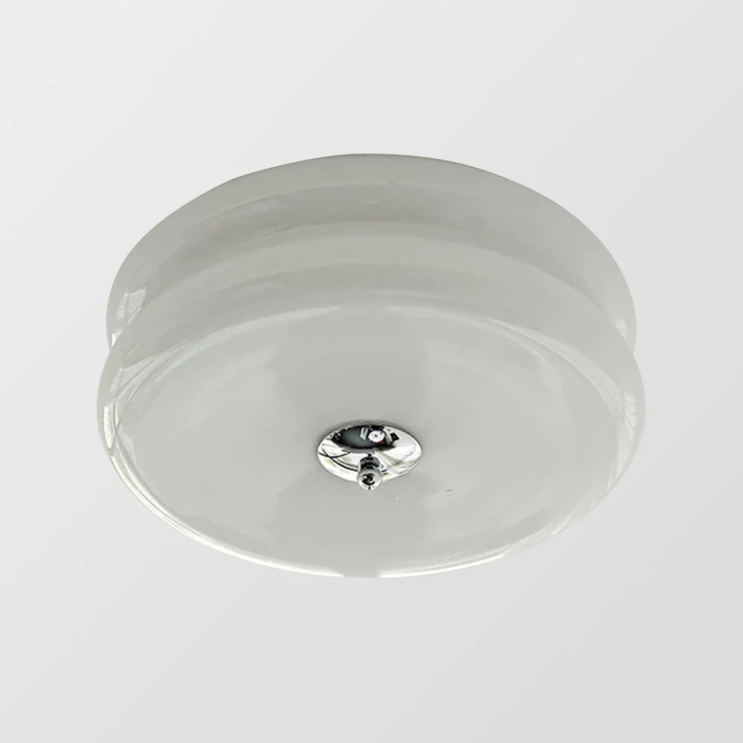 Art deco glazen plafondlamp