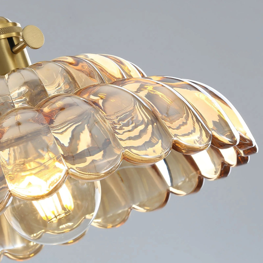 Bloemen Glazen Hanglamp